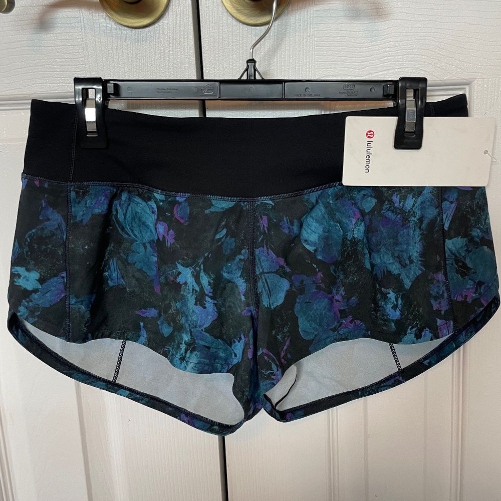 Rare brand new with tags lululemon speed up shorts, 2.5 length.